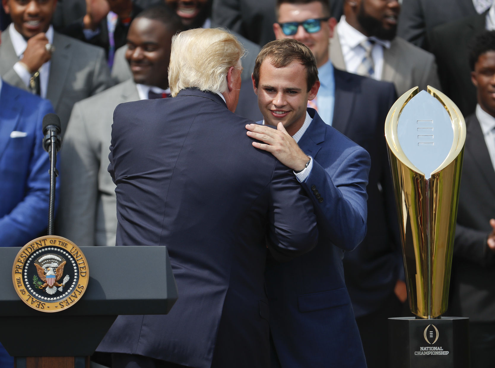 Trump Clemson Football